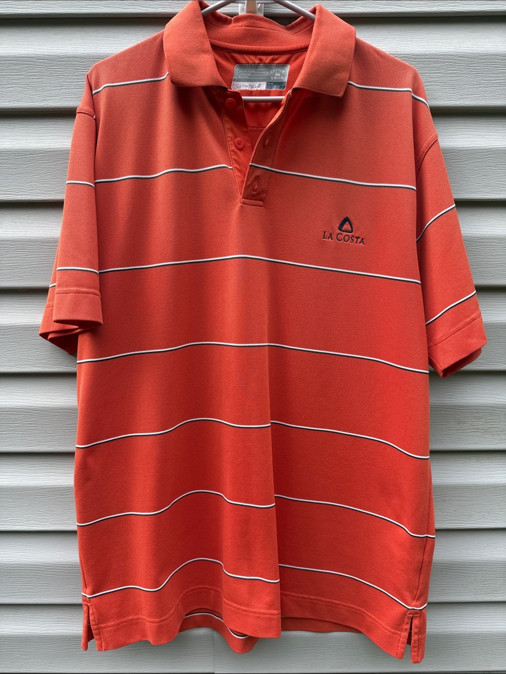 Cutter & Buck | La Costa Men’s Golf Polo Shirt Orange size Medium